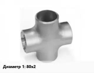 Крест нержавеющий 80х2
